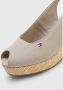 Tommy Hilfiger Iconic Elba Sling Back Sandalen Met Sleehak Grijs Vrouw - Thumbnail 11