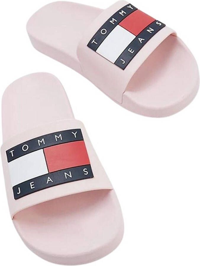 Tommy Hilfiger Jeans Women Slippers Dames Roze