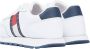 TOMMY JEANS Tommy Hilfiger Leather Runner TJM Essentials Heren Sneakers Wit - Thumbnail 13