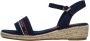 Tommy Hilfiger Donkerblauwe Textielsandaal voor Meisjes Blue Dames - Thumbnail 10
