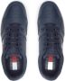 Tommy Hilfiger Retro Basket leren heren sneakers Blauw Echt leer Uitneembare zool - Thumbnail 5