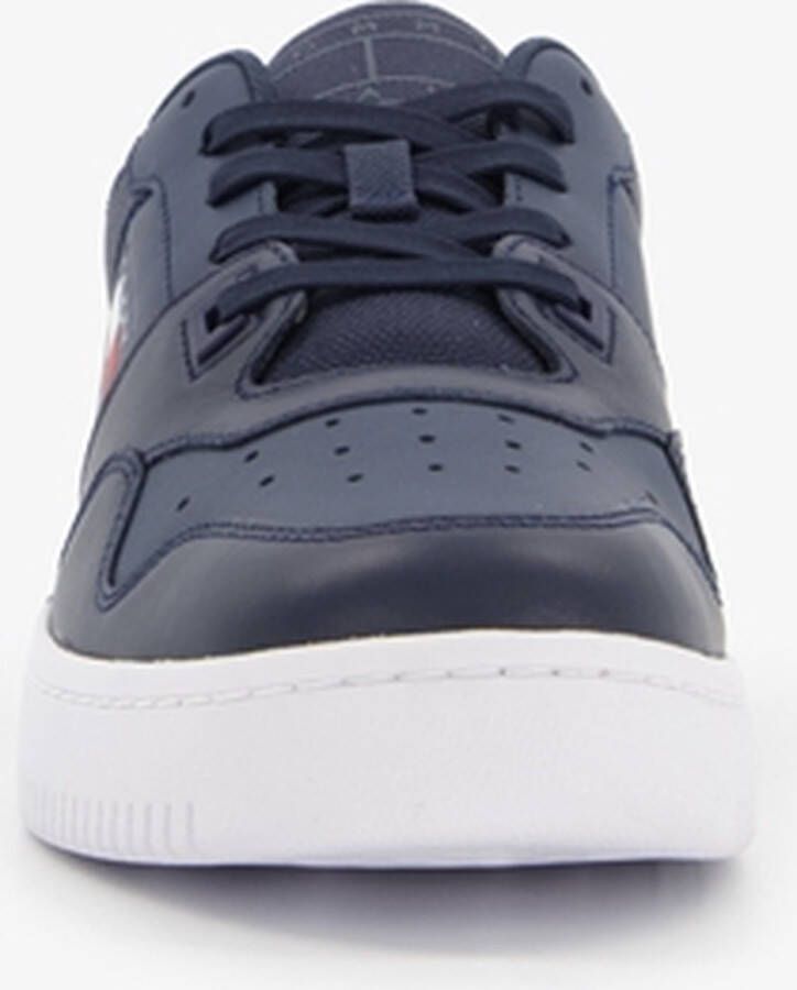 Tommy Hilfiger Retro Basket leren heren sneakers Blauw Echt leer Uitneembare zool - Foto 6