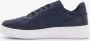 Tommy Hilfiger Retro Basket leren heren sneakers Blauw Echt leer Uitneembare zool - Thumbnail 7