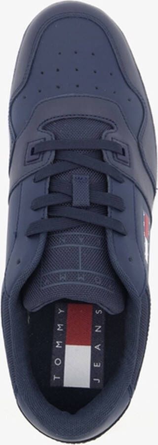 Tommy Hilfiger Retro Basket leren heren sneakers Blauw Echt leer Uitneembare zool - Foto 8
