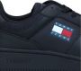 Tommy Hilfiger Retro Basket leren heren sneakers Zwart Echt leer Uitneembare zool - Thumbnail 12