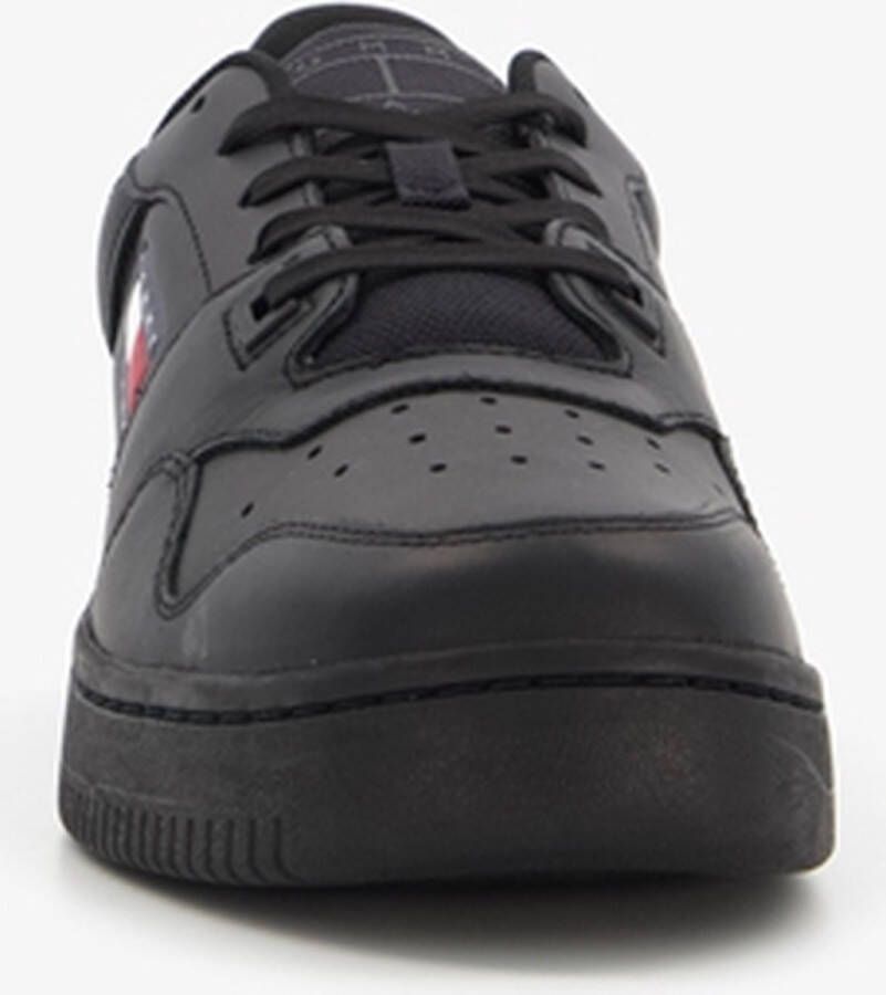 Tommy Hilfiger Retro Basket leren heren sneakers Zwart Echt leer Uitneembare zool - Foto 15