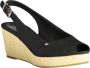 Tommy Hilfiger Sleehaksandaaltjes ICONIC ELENA SLING BACK WEDGE zomerschoen sandaal keilhak met verstelbare gesp - Thumbnail 24