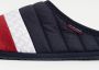 Tommy Hilfiger Blauwe Corporate Padded Homeslipper Pantoffels Blue Heren - Thumbnail 2