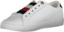 Tommy Hilfiger Witte Polyester Sneaker voor Dames Wit Dames - Thumbnail 27