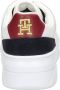 Tommy Hilfiger Plateausneakers LEATHER BASKET SNEAKER Logo-opdruk op de tong vrijetijdsschoen halfschoen veterschoen - Thumbnail 4