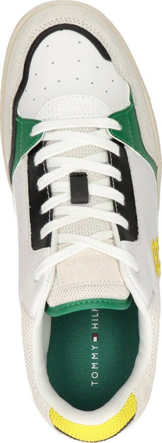 Tommy Hilfiger Sport Tommy Hilfiger Basket Street Mix heren sneaker Wit multi