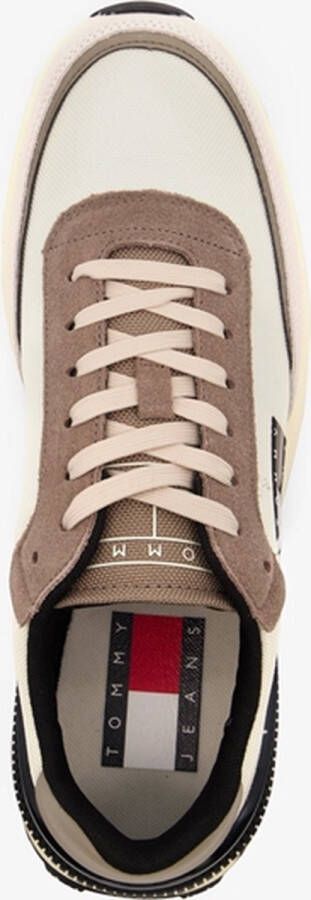 Tommy Hilfiger Technical Evolve heren sneakers Beige Uitneembare zool