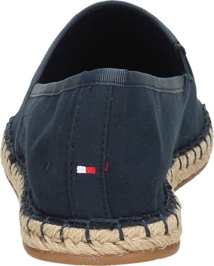 Tommy Hilfiger TH Signature Espadrille Sandalen Touwzool blauw