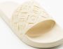 Tommy Hilfiger TJW Woven Pool Slides Dames Lemon Ice - Thumbnail 3