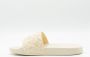 Tommy Hilfiger TJW Woven Pool Slides Dames Lemon Ice - Thumbnail 4