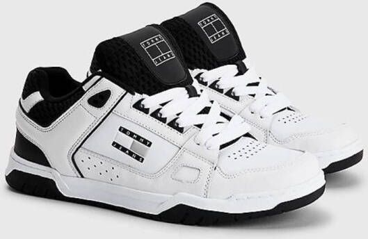 Tommy Hilfiger Tommy Jeans Skater Tongue Heren Sneakers Wit