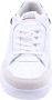 Tommy Hilfiger Sportieve witte vetersneakers met contrastdetails White Heren - Thumbnail 12