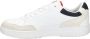 Tommy Hilfiger Sportieve witte vetersneakers met contrastdetails White Heren - Thumbnail 9
