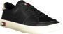 Tommy Hilfiger Zwarte Polyester Sneaker met Contrasterende Details Black Heren - Thumbnail 4