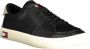 Tommy Hilfiger Zwarte Herensneakers met Contrasterende Details Zwart Heren - Thumbnail 4