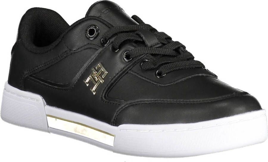 Tommy Hilfiger Zwarte polyester sneaker