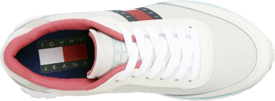 TOMMY JEANS Dames Sneakers Retro Runner Wit