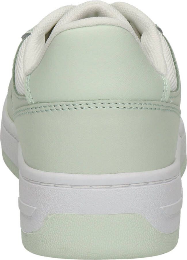 TOMMY JEANS Retro Basket dames sneaker Licht groen