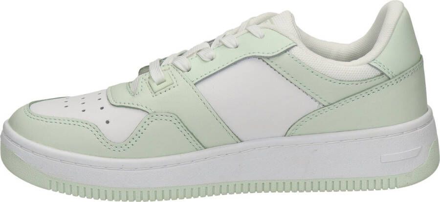 TOMMY JEANS Retro Basket dames sneaker Licht groen