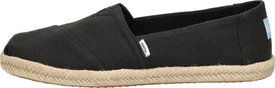 TOMS Alpargata dames espadrille Zwart