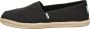 TOMS Women's Alpargata Rope Recycled Cotton Sneakers zwart - Thumbnail 6