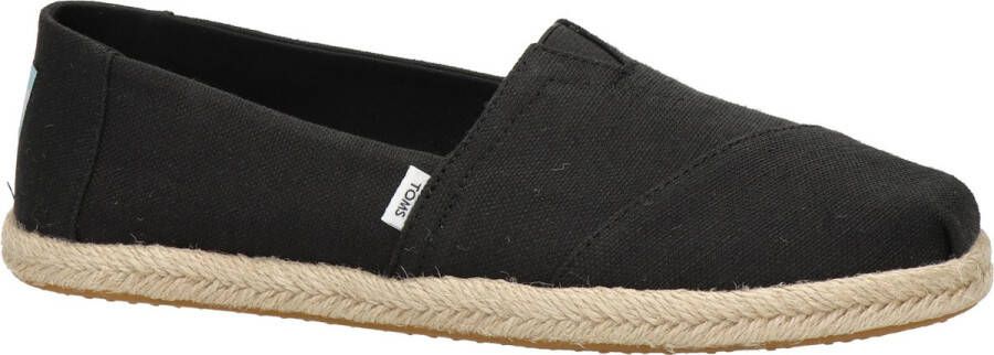 TOMS Alpargata dames espadrille Zwart