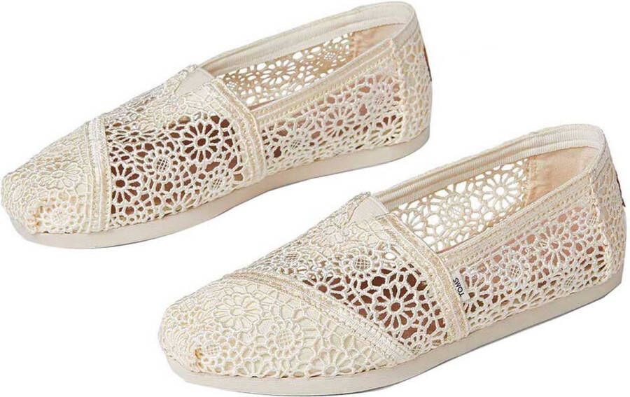 TOMS Alpargata Met Kant Beige Narural Moroccan Crochet - Foto 5