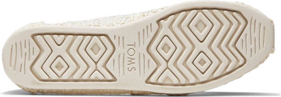TOMS Alpargata Met Kant Beige Narural Moroccan Crochet - Foto 8