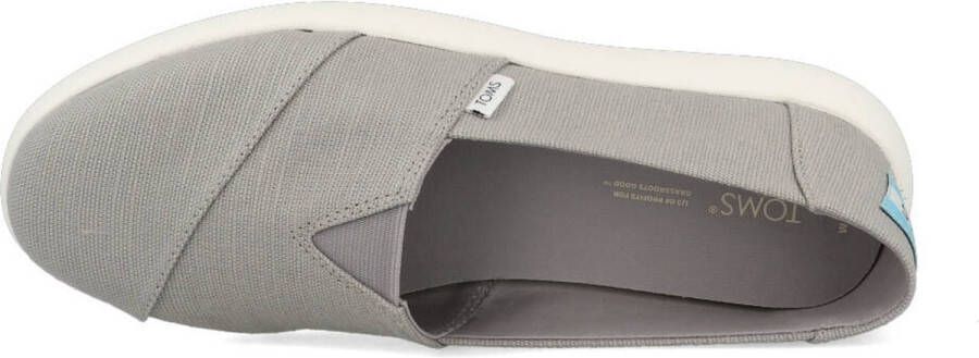 TOMS Alpargata Mallow Instappers Dames Grijs