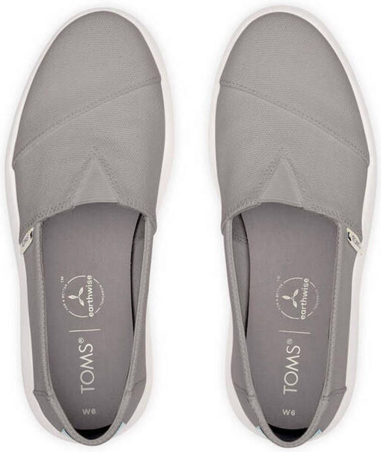 TOMS Alpargata Mallow Instappers Dames Grijs