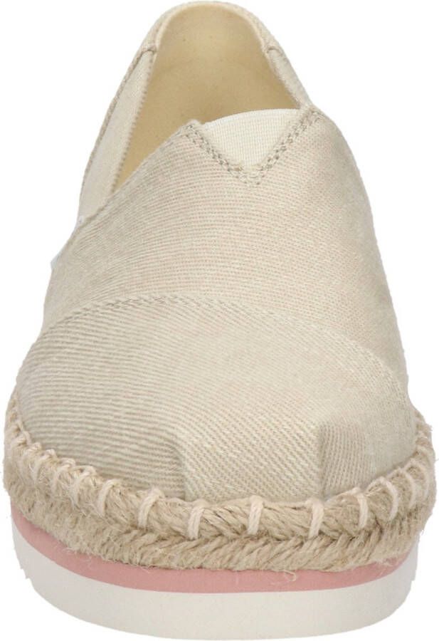 TOMS Alpargata Platform Rope Espadrilles Dames Beige