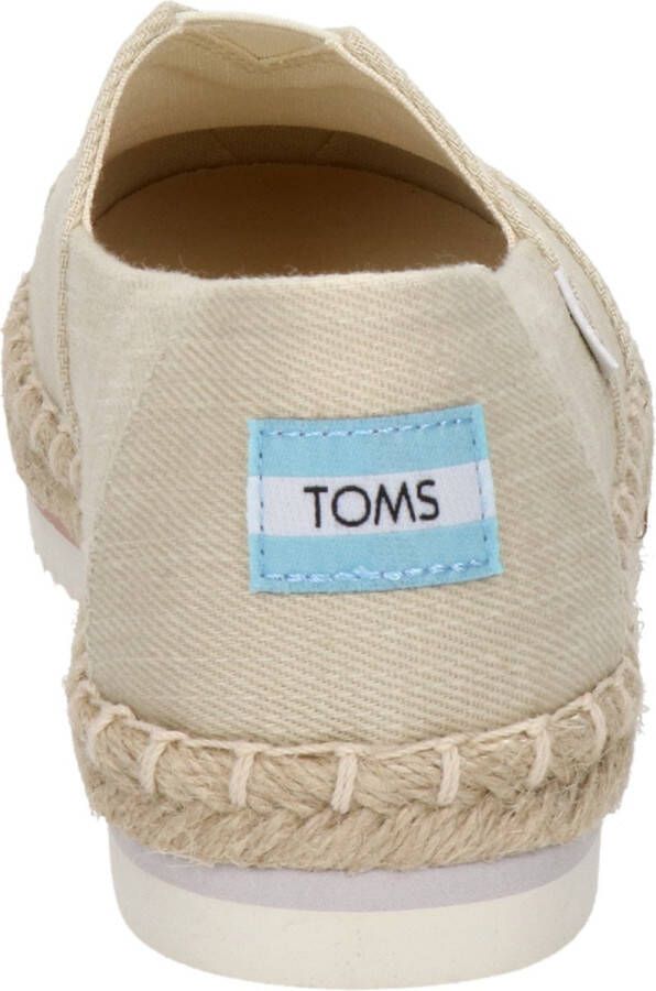 TOMS Alpargata Platform Rope Espadrilles Dames Beige - Foto 5