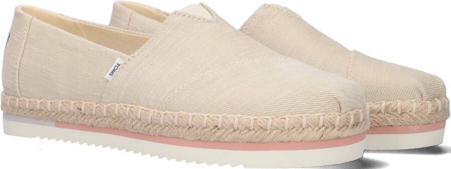 TOMS Alpargata Platform Rope Espadrilles Dames Beige - Foto 11