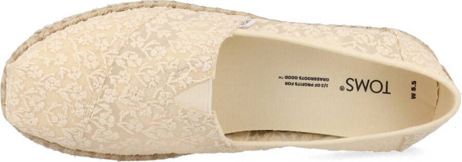 TOMS Dames Alpargata Rope Loafers Beige - Foto 5