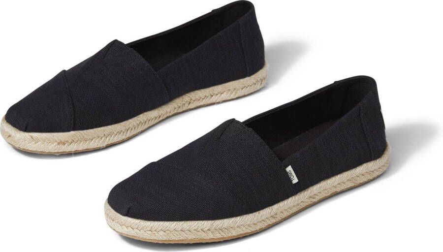 TOMS Alpargata Rope Dames Espadrilles Black