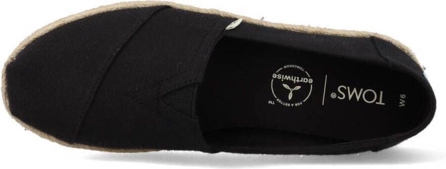 TOMS Alpargata Rope Dames Espadrilles Black