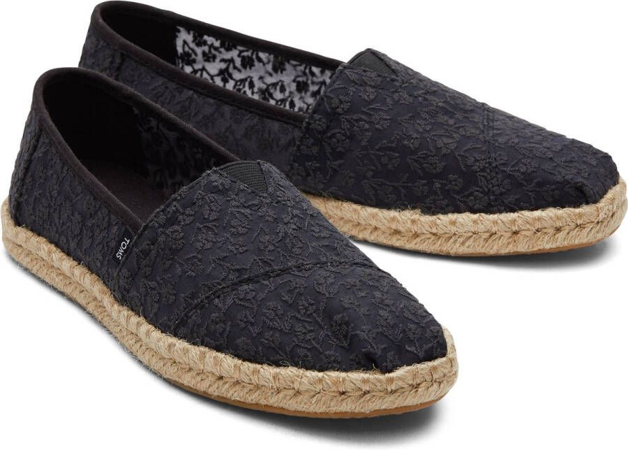 TOMS Alpargata Rope Espadrille Women Black