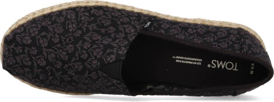 TOMS Alpargata Rope Espadrille Women Black