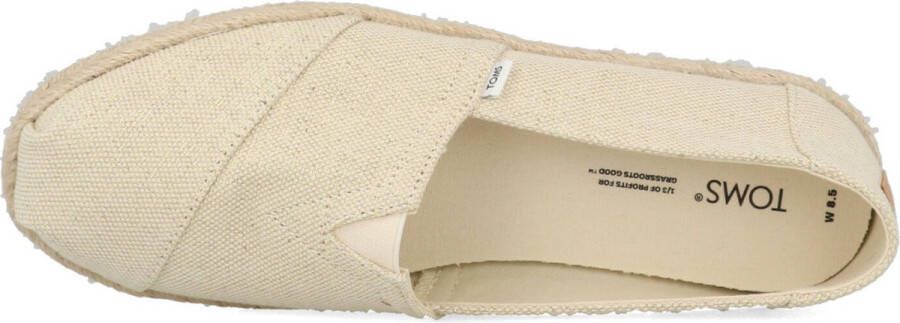 TOMS Alpargata Rope Espadrilles Dames Beige