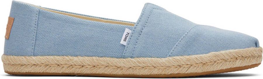 TOMS Alpargata Rope Espadrilles Dames Blauw