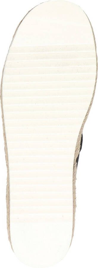 TOMS Alpargate Platform Rope dames espadrille Zwart