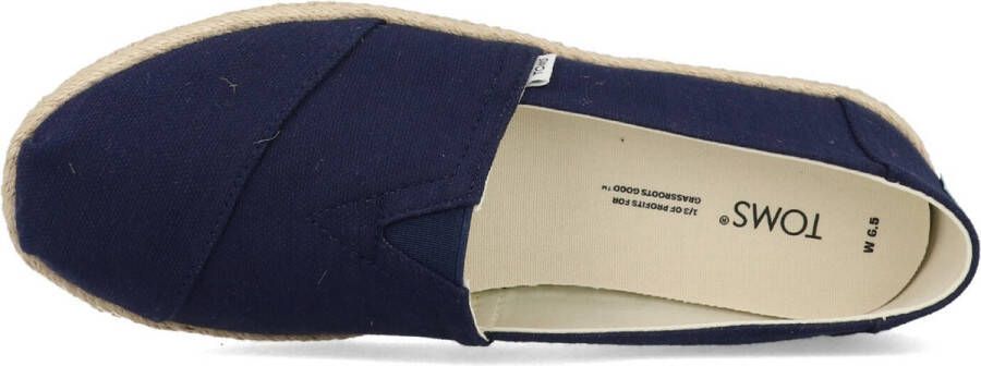 TOMS Dames Alpargata Loafers Donkerblauw