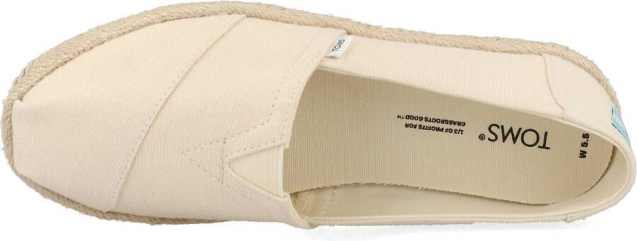 TOMS Dames Alpargata Loafers Ecru