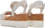 TOMS Diana Ruched Woven Beige Wedge Sandaal - Thumbnail 4