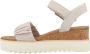 TOMS Diana Ruched Woven Beige Wedge Sandaal - Thumbnail 8